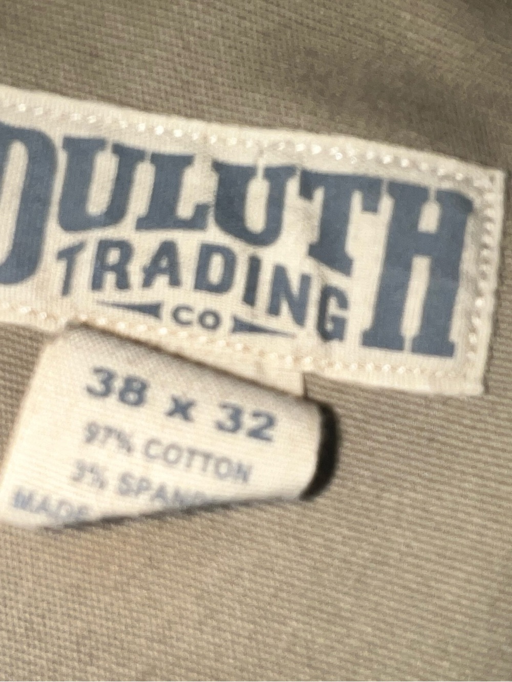 Duluth Trading Co Fire Hose Flex Men's Cargo Pants 38x32 - Picture 5 of 7